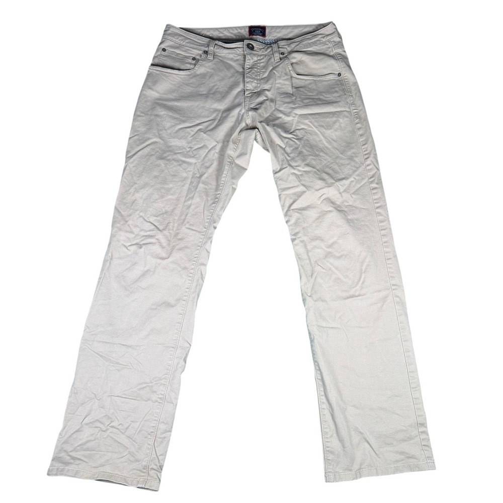 UNTUCKit Mens Relaxed Fit Chinos Pants Beige Casual Everyday Wear W33 L32 - Picture 2 of 7